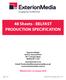 48 Sheets - BELFAST PRODUCTION SPECIFICATION