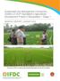 Sustainable Soil Management Component (SSMC) of OCP Foundation s Agricultural Development Project in Bangladesh Stage 1