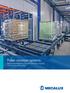 Pallet conveyor systems Equipment designed to streamline the flow of goods and enhance productivity