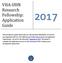 VHA-UHN Research Fellowship: Application Guide