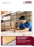 egger eurostrand osb/2 and osb/3 PROFeSSiONal The environmentally friendly standard board for wood construction, concrete formwork and packaging