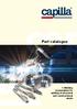Part catalogue. 1. Welding consumables for welding of structural and constructional steels