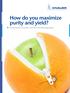 How do you maximize purity and yield? 2 Continuous counter-current chromatography