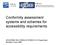 Conformity assessment systems and schemes for accessibility requirements