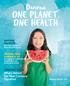 ONE PLANET. ONE HEALTH