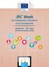 JRC Week. on Composite Indicators and Scoreboards. Auditorium - JRC, Ispra November Joint Research Centre. European Union, 2018
