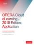 Curriculum and Course Descriptions Oracle Hospitality elearning for OPERA