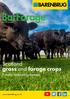 BarForage. Scotland grass and forage crops. Proudly supporting farmers 2018 GUIDE.