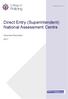 Direct Entry (Superintendent) National Assessment Centre. Overview Document 2017