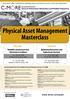 Physical Asset Management Masterclass