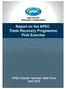 REPORT ON THE APEC TRADE RECOVERY PROGRAMME PILOT EXERCISE