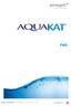 What is the AquaKat? 1. What is the AquaKat used for?