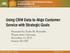 Using CRM Data to Align Customer Service with Strategic Goals