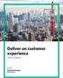 Solution overview brochure Deliver on customer experience