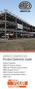 ARDEX AMERICAS Product Selection Guide