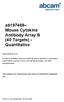 ab Mouse Cytokine Antibody Array B (40 Targets) - Quantitative