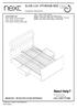 Need Help? ELISE LUX STORAGE BED. Assembly instructions IMPORTANT - RETAIN FOR FUTURE REFERENCE CALL: