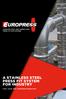A STAINLESS STEEL PRESS FIT SYSTEM FOR INDUSTRY FAST, SAFE AND CORROSION RESISTANT