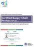 Certified Supply Chain Professional(CSCP-APICS Preparatory Classes)