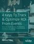 4 Keys To Track & Optimize ROI From Events
