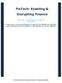 FinTech: Enabling & Disrupting Finance