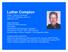 Luther Compton Safety / Training Coordinator Amcor PET Packaging, Itasca, IL. (630)