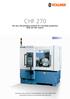 CHF 270. The new side grinding machine for saw blade production. With full CNC control.