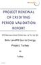PROJECT RENEWAL OF CREDITING PERIOD VALIDATION REPORT