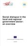 Social dialogue in the local and regional government sector: an overview