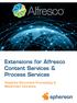 Extensions for Alfresco Content Services & Process Services