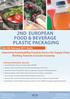 2 nd European Food & Beverage Plastic Packaging
