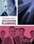 THE EXECUTIVE S GUIDE TO SUCCESSION PLANNING