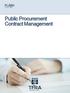 Public Procurement Contract Management