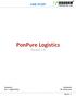 CASE STUDY. PonPure Logistics. Version 1.0. Page No. - 1