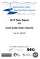 2017 Data Report for Loon Lake, Iosco County