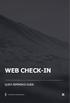 WEB CHECK-IN QUICK REFERENCE GUIDE ENTERPRISE TRANSFORMATION