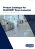 Product Catalogue for BLÜCHER Drain Industrial