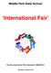 Middle Park State School. International Fair. Proudly presented by: P&C Association- Middle Park