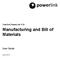 YearOne PowerLink 3.10 Manufacturing and Bill of Materials