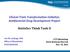 Clinical Trials Transforma.on Ini.a.ve: An.bacterial Drug Development Project. Statistics Think Tank II