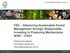 FSC Advancing Sustainable Forest Management through Responsible Investing in Financing Mechanisms WWF FAST