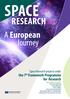 SPACE RESEARCH. A European Journey
