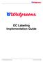 DC Labeling Implementation Guide