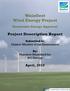 Document Reference: Morrison Hershfield April, Wainfleet Wind Energy Project, Renewable Energy Approval Project Description Report.