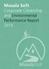 Musala Soft Corporate Citizenship and Environmental Performance Report 2015