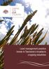 Land management practice trends in Tasmania s broadacre cropping industries