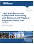 2019 ERO Enterprise Compliance Monitoring and Enforcement Program Implementation Plan