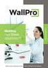 WallPro Fact Sheet HYGIENIC ANTIMICROBIAL ROOM CONTAINMENT SOLUTIONS.