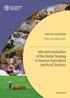 OFFICE OF EVALUATION. Project evaluation series. Mid-term evaluation of the Global Strategy to Improve Agricultural and Rural Statistics