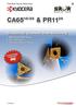 CA65 15/25 & PR11 25 CA65. Solution for Stainless Steel Machining. Minimizes Notching. Prevents Burrs. Reduces Buil-up Edge.